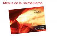 AGB menus de la Sainte-Barbe pompiers