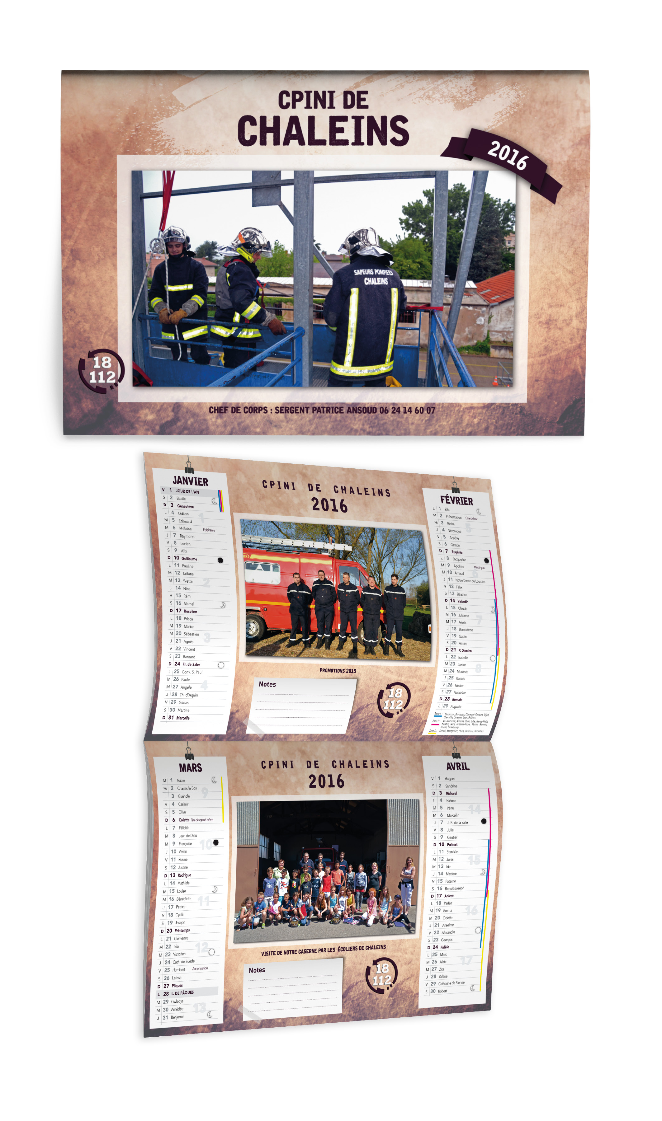 Format A4 Calendriers PompiersCalendriers Pompiers