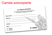 AGB carnets autocopiants pompiers